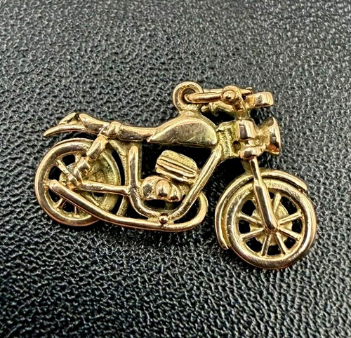 Motorcycle pendant charm 333 - charm,
