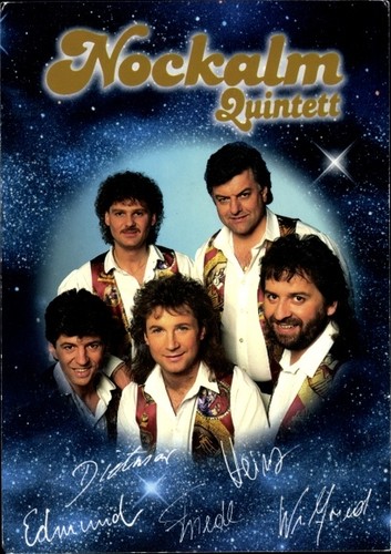 Musiker nockalm quintett - ak,