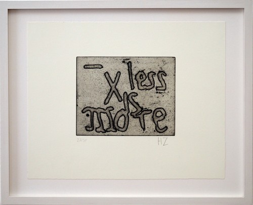 Herbert zangs less more - zangs, is
