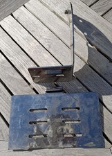 Selbstbau seitlicher Kennzeichenhalter mit LED Kennzeichenbel war auf Harley 883