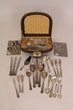 Ebel 255 Tafelbesteck 120 Silberauflage 45 Teile Silberbesteck vintage Kasten