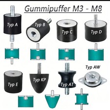 Gummipuffer M3 - M8