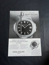 1978 Patek Philippe Nautilus Sword Vintage Ad Werbung Print Reklame Watch