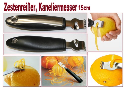 Zestenreißer kaneliermesser - zestenreißer,,