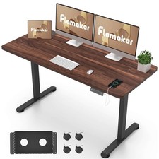 Höhenverstellbarer Schreibtisch Stehpult Elektrisch Ganze Tischplatte 100x60cm