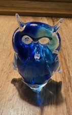 Kristallglas Eule aus Rattenberg. 