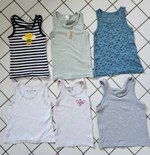 Mädchen Bekleidungspaket Hemdchen mehrfarbig 6 tlg. 86-98 verschiedene Marken