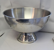 Coca Cola Kühler Eisschale 40cm Edelstahl Eiswürfel Behälter Flaschen Deko