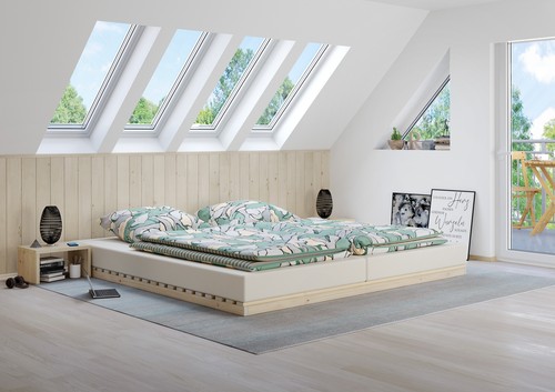 Niederflurbett metallfrei