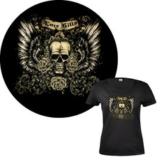 Skull T-Shirt Damen Gothic