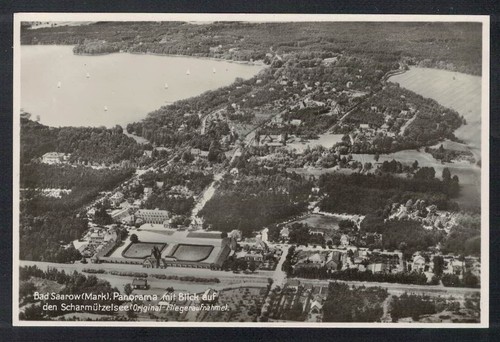 Bad saarow 1931 luftbild - bad,