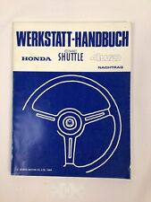 Honda Werkstatt Handbuch Civic Shuttle 4WD Nachtrag 1984 - 64SD920