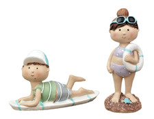 2er Set Figuren Mädchen &