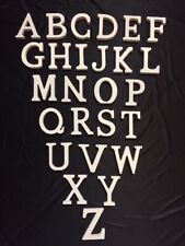 3D Holzbuchstaben Buchstabe Zahlen Zahl Buchstaben Holz weiß Namen *8 cm* 