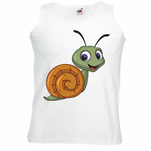 Tank top lustige schnecke - lustige, mit