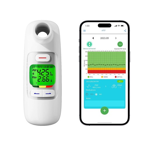 Peak flow meter bluetooth - flow,
