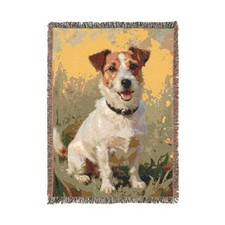 Jack russell terrier dog - russell, woven