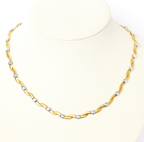 Collier halskette karat 750 - halskette,