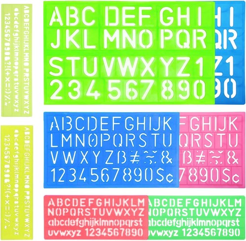 Stück buchstaben schablonen - stück,