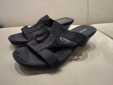 Neu Damen Pantoletten Sandalen