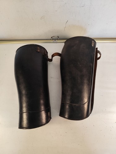 Leder gamaschen militär - leder,