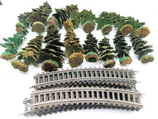 10  HO  Schienen + 18 passende Bäume Piko Pappschwellen DDR Modelleisenbahn /P10