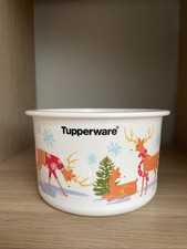 Tupperware Dose Keksdose Weihnachten Reh Weiß 950 ml Neu