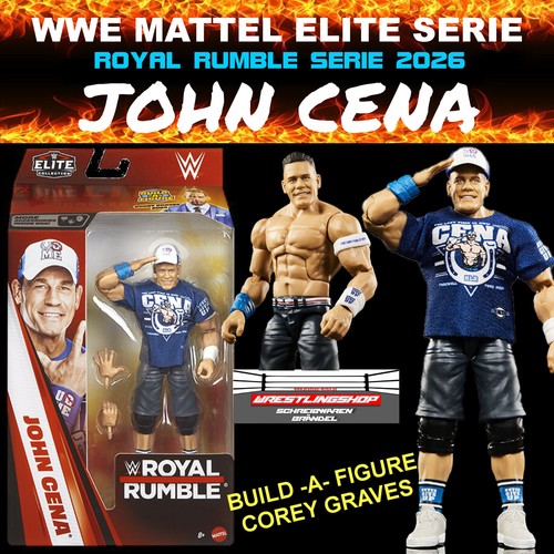 Wwe mattel elite john cena - mattel,