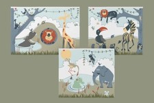 Flexa 8320241 Spielvorhang Motiv Safari 