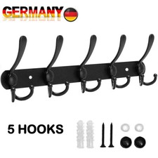 Exklusive Edelstahl Wandgarderobe Garderobe Hakenleiste Garderobenhaken Haken