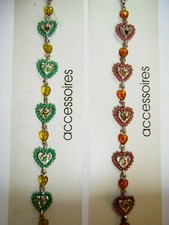 Armband Kette mit Herzen und