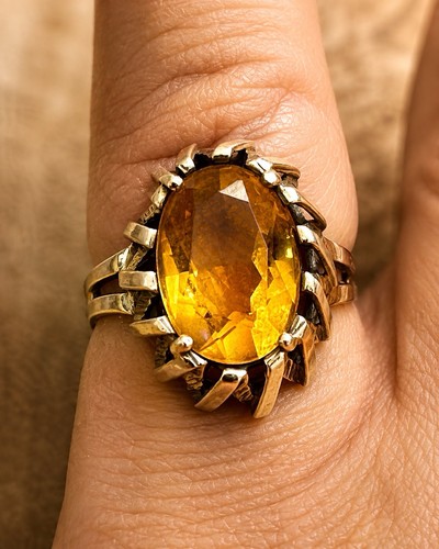 Vintage ring 333 gold mit - ring,