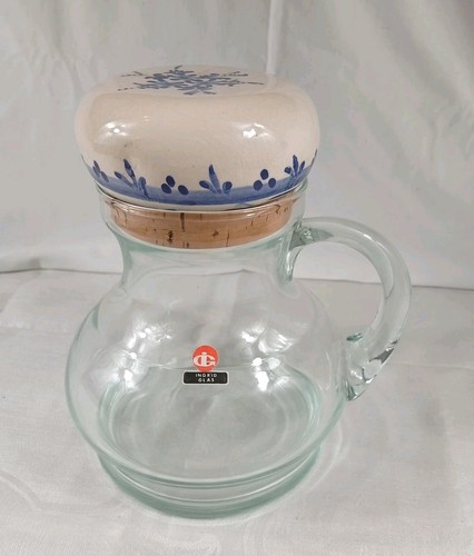 Vintage glaskrug mit - glaskrug,