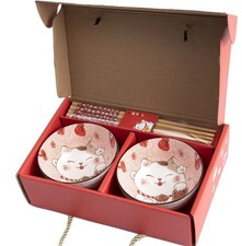 2er Set Maneki Neko-Schalen