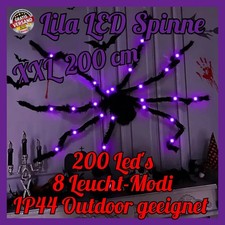 Riesen LED Spinne XL Halloween