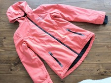 Gefütterte Mädchen Softshelljacke leuchtend Orange Gr. 146/152