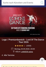 2× Tickets ! Lord Of the