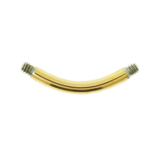 2er set 2mm gold - set, piercing
