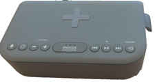 Radiowecker Designer Uhrenradio USB Bluetooth Induktives Laden - grau