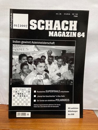 Schachmagazin 2007 - schachmagazin, 01/2007