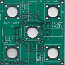 4:1 HF Antennenschalter PCB