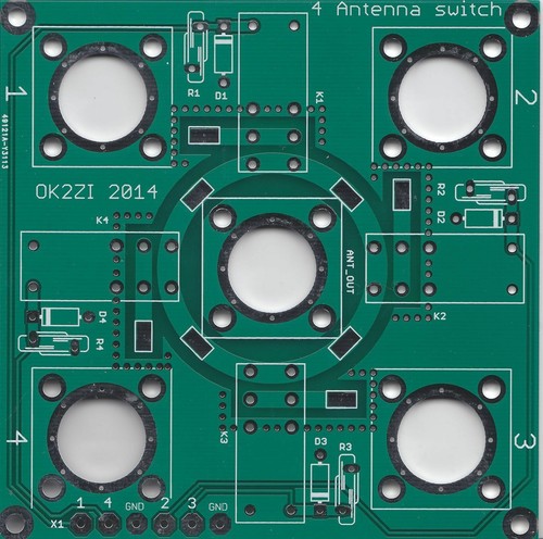 Antennenschalter pcb - hf,