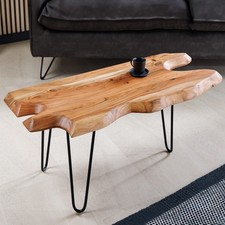 Massivholz Couchtisch WILD