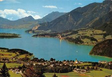 Wolfgangsee mit St. Wolfgang, St. Gilgen und Strobl, gelaufen 1969 (10702)