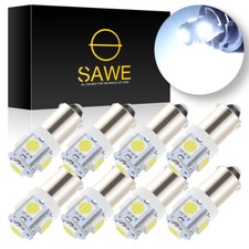 8 x SAWE White T11 BA9S T4W