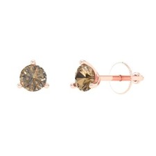 0,5 ct Rundschliff Ohrstecker