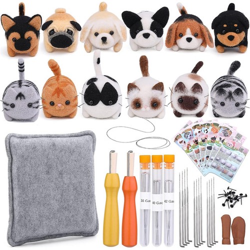 12x nadelfilz set - 12x, nadelfilz-set
