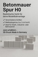 modellbahn h0 zubehör Betonmauer Landschaftsbau