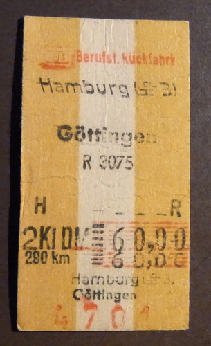 Fahrkarte hamburg göttingen - fahrkarte,