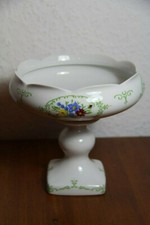 Fine China Lichte 1822 Made in GDR DDR Schale auf Fuß Porzellan